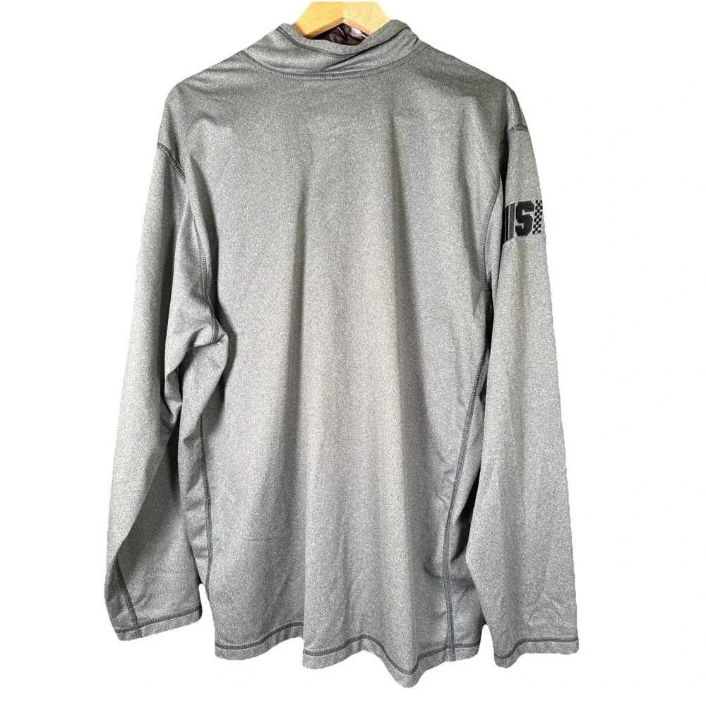 North Face Gray mens 3/4 zip pullover jacket polyester logo‎ specialty edition